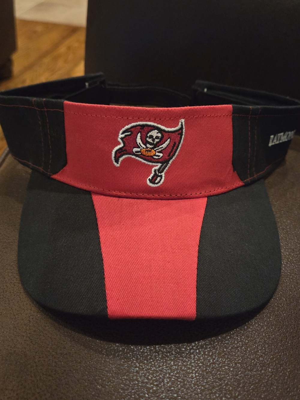 Tampa Bay Buccaneers/Raymond James Red and Black Visor - NFL